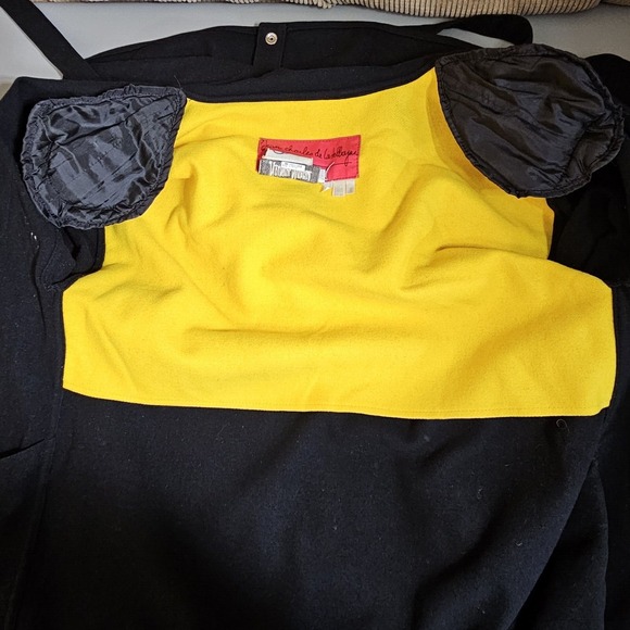 Jean Charles‎ de Castelbajac Coat Large Heart Star Man Applique Vintage Unisex - Picture 15 of 16